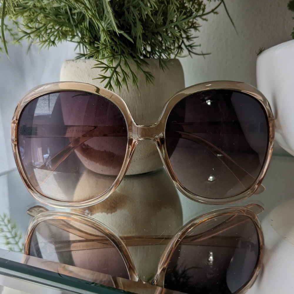 Oversized Pink Sunglasses